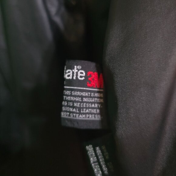 Pelle Studio Womens Leather Jacket Black M Thinsulate Thermal Insulation Snap Cl - Picture 5 of 12